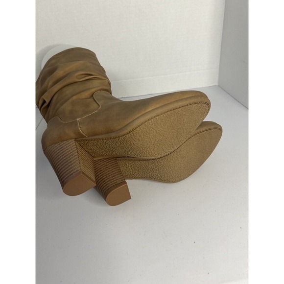 XOXO Women's Strasburg Slouch Boots Tan Size 8M New in Box - Picture 8 of 10